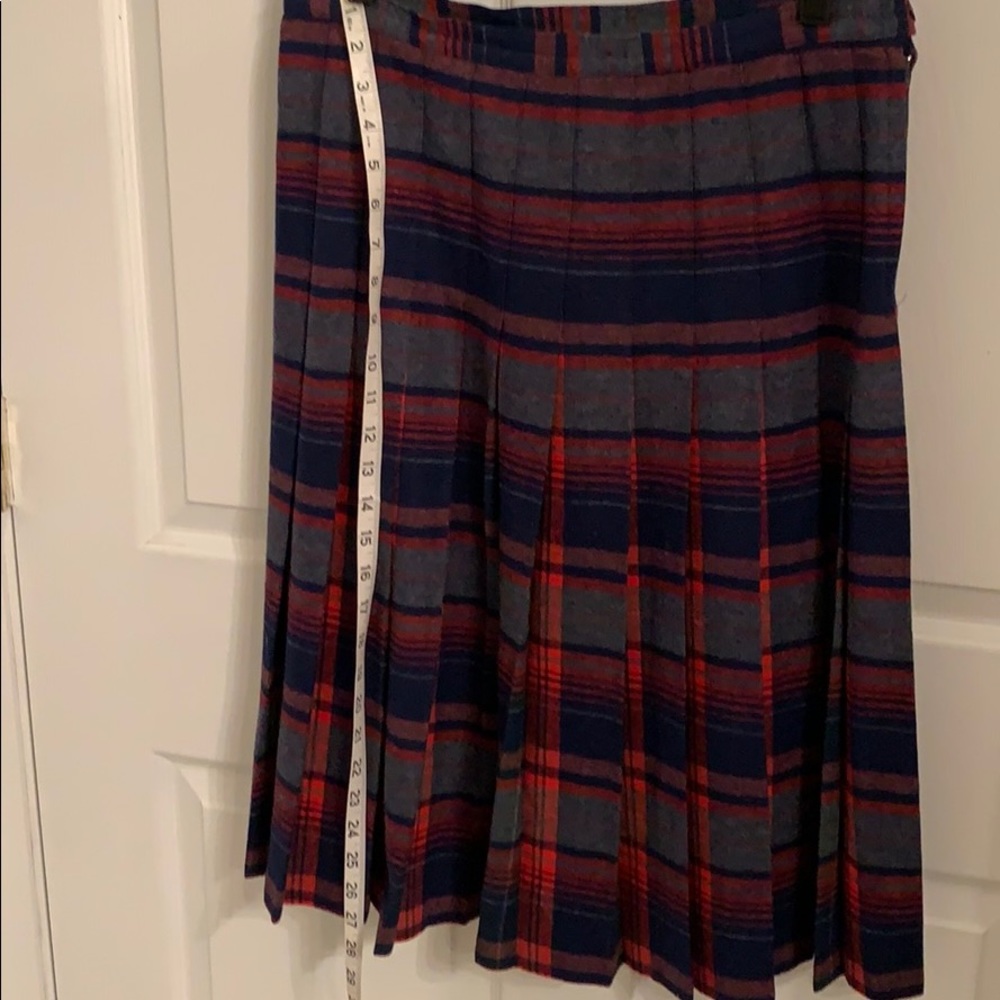 Pendleton Wool Pleated Skirt - image 5